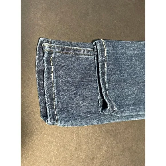 Levi's jeans womens 27 low rise skinny stretch 25 x 30 denim blue - Picture 7 of 12